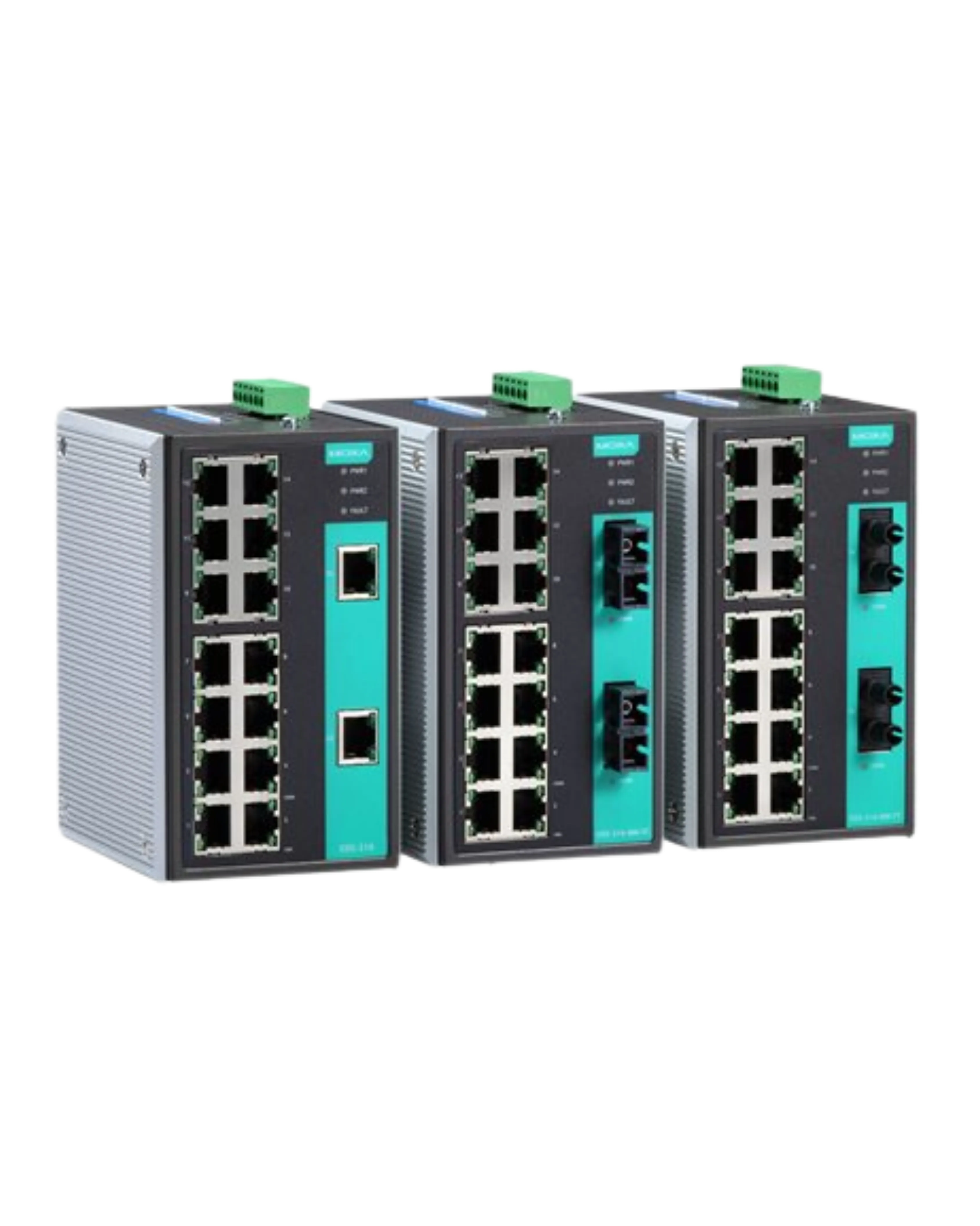 Moxa EDS-316-MM-SC 16-Port Unmanaged Ethernet Switch — Moxa Industrial Communication